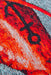 Louis de Poortere pop by louis 9389 lobster steam red Blue, Red Living Room Flat Weave Rug.