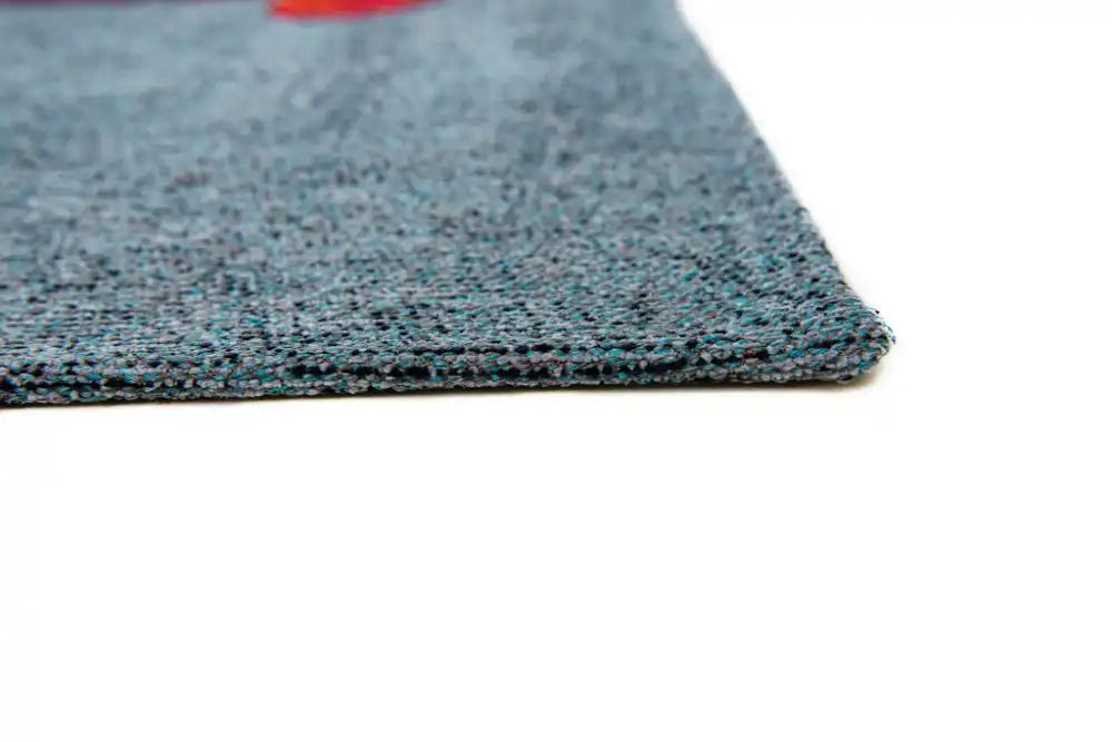 Louis de Poortere pop by louis 9389 lobster steam red Blue, Red Living Room Flat Weave Rug.