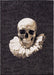 Louis de Poortere pop by louis 9391 momento mori funny bones Grey, Cream Living Room Flat Weave Rug.