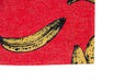 Louis de Poortere pop by louis 9392 banana miami red Yellow, Multicoloured, Red Living Room Flat Weave Rug.