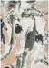 Louis de Poortere fresque 9393 fresque indian rice Multicoloured, Cream Living Room  Rug.