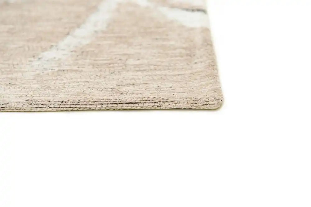 Louis de Poortere fresque 9393 fresque indian rice Multicoloured, Cream Living Room  Rug.