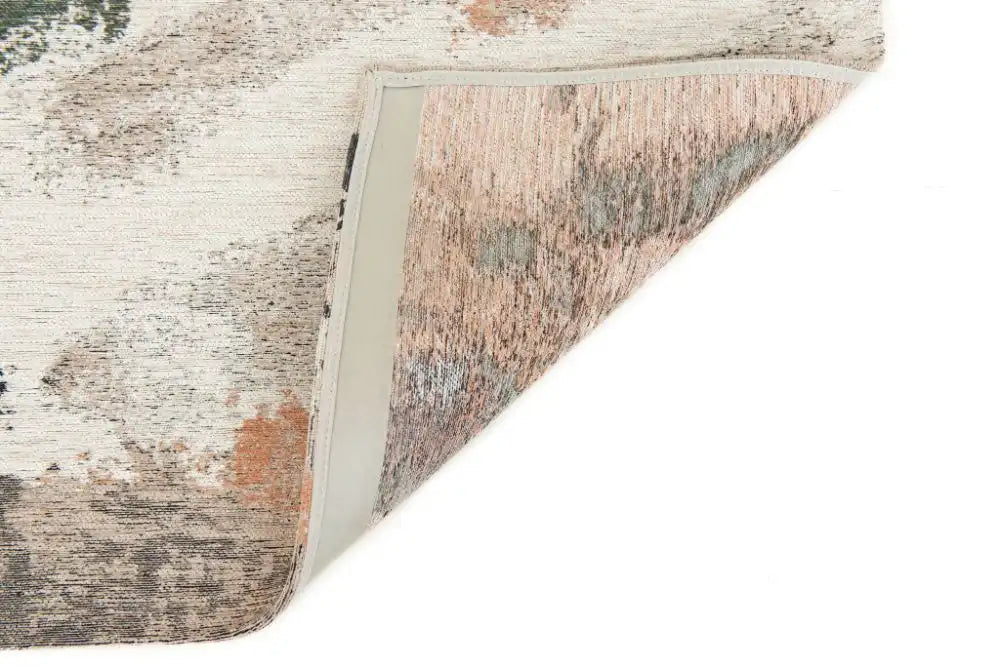 Louis de Poortere fresque 9393 fresque indian rice Multicoloured, Cream Living Room  Rug.