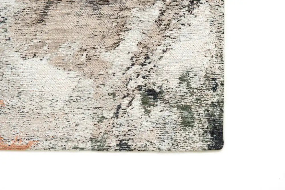 Louis de Poortere fresque 9393 fresque indian rice Multicoloured, Cream Living Room  Rug.