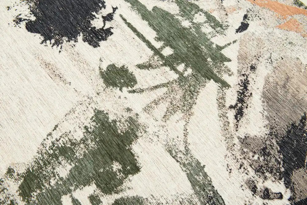 Louis de Poortere fresque 9393 fresque indian rice Multicoloured, Cream Living Room  Rug.