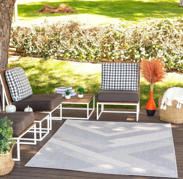 Surya rvl abby 2319 grey Grey Living Room Flat Weave Rug.