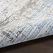 Nourison abstract hues beige grey abh02 blue grey Blue, Grey Living Room  Rug.