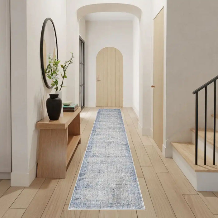 Nourison abstract hues beige grey abh02 blue grey Blue, Grey Living Room  Rug.