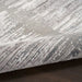 Nourison abstract hues beige grey abh03 grey white Grey Living Room  Rug.