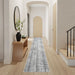 Nourison abstract hues beige grey abh03 grey white Grey Living Room  Rug.