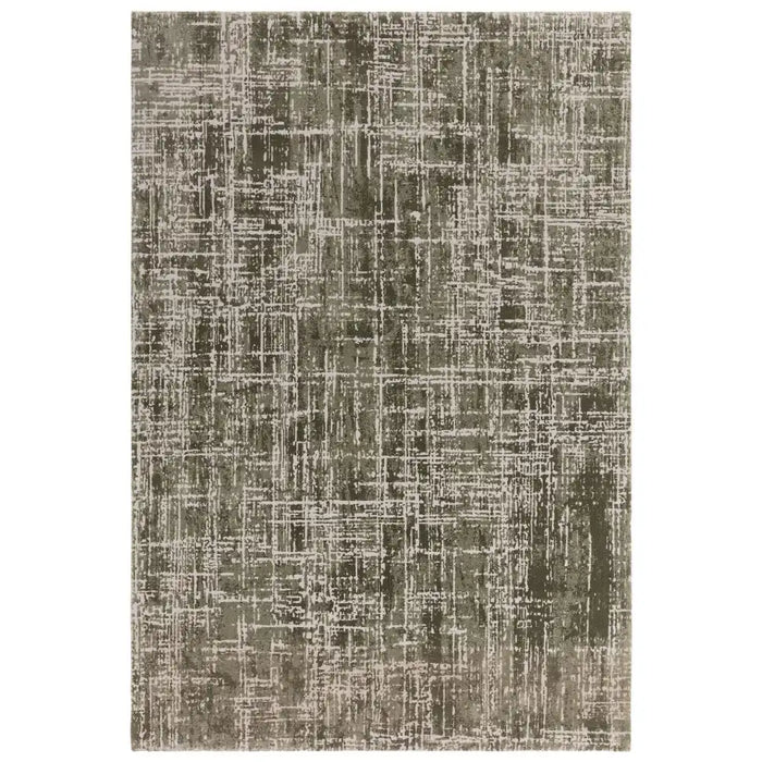 Asiatic kuza abstract green Green Living Room  Rug.
