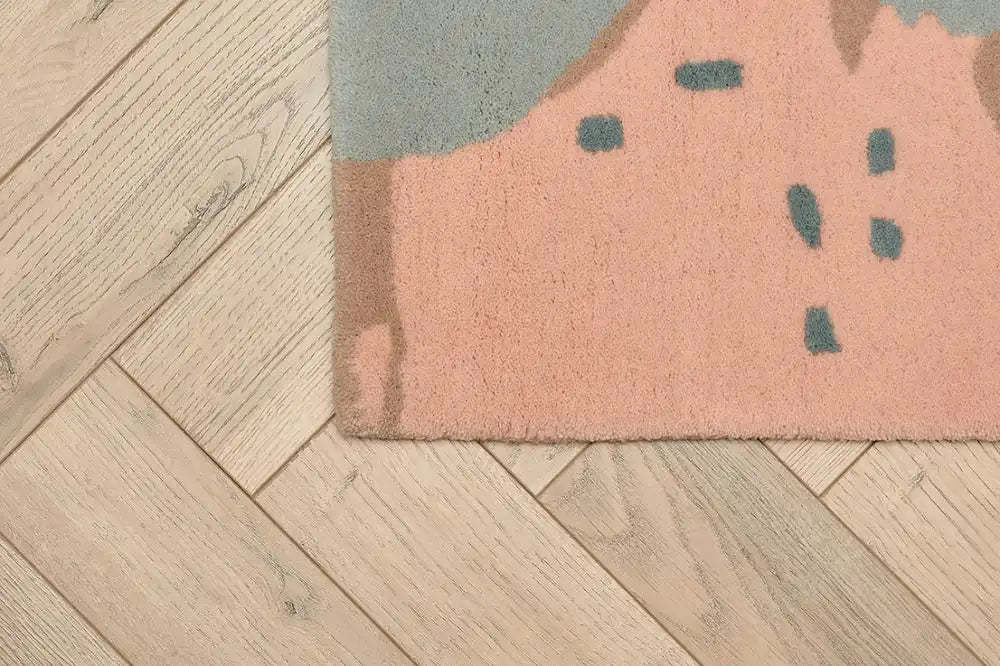 Pink Multicolor Rugs Woven Edge Runners ABSTRACT Pink/Multi Multicoloured, Pink Rug ...