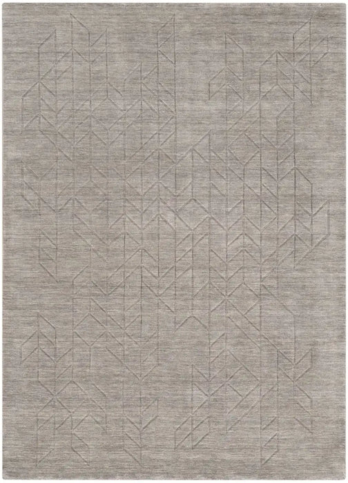 Nourison alessia ale 01 grey Grey Living Room  Rug.