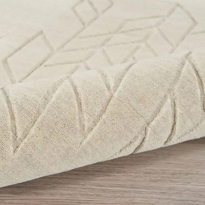 Nourison alessia ale 01 ivory Ivory Living Room  Rug.