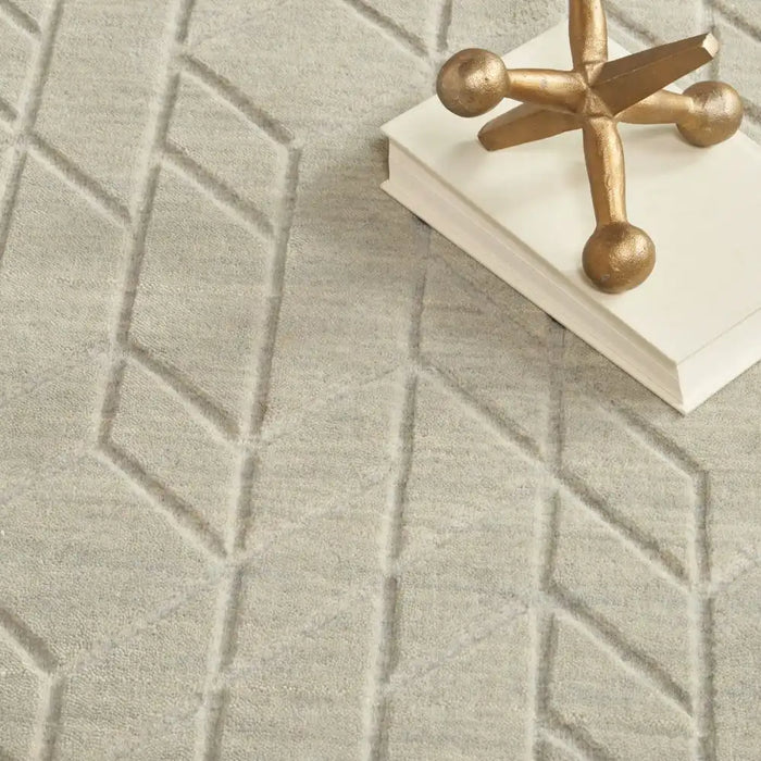 Nourison alessia ale 01 sage Green Living Room  Rug.