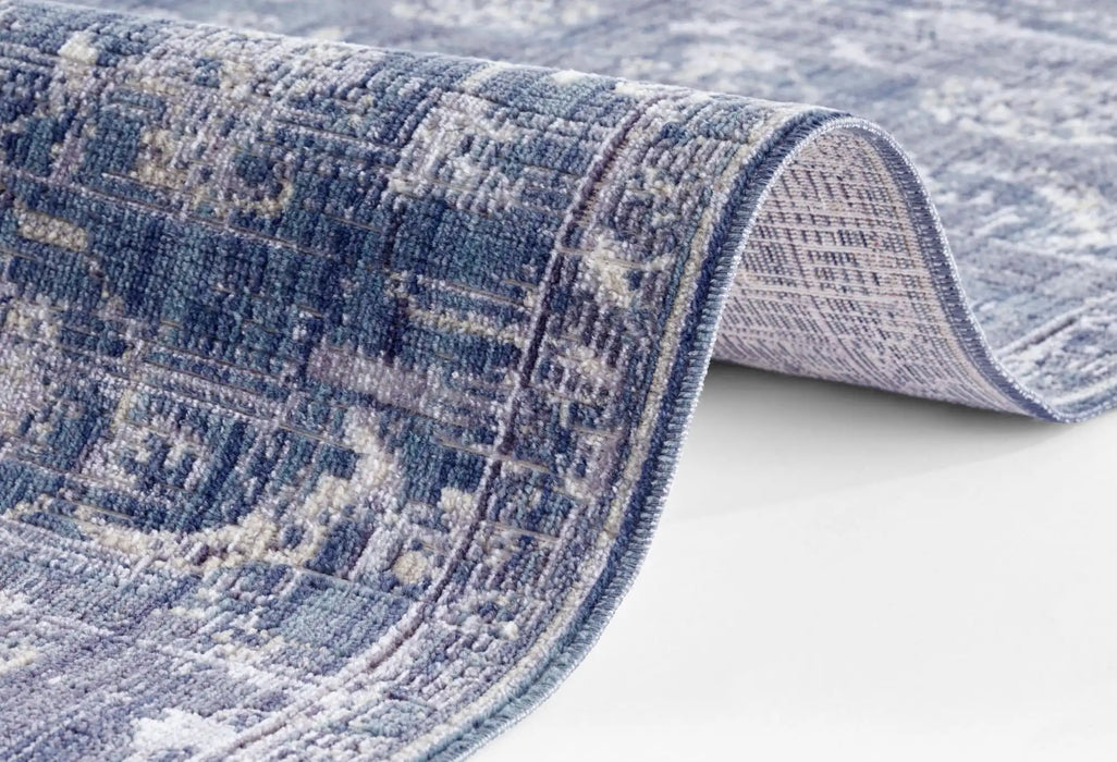 Nouristan cairo alexandria Blue Living Room Moroccan Rug.