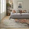 Concept Looms amara ama101 ivory grey taupe Brown, Grey, Ivory Living Room  Rug.
