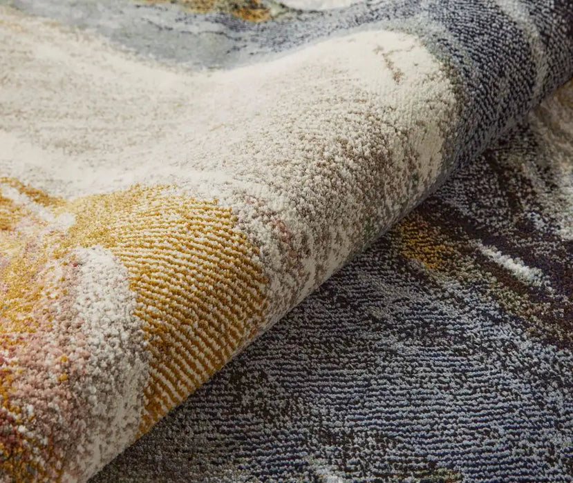 Concept Looms amara ama102 pearl midnight Brown, Grey Living Room  Rug.
