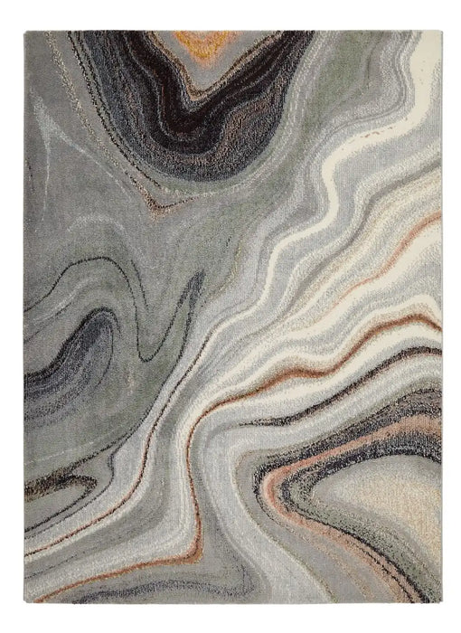 Concept Looms amara ama104 sage grey Grey, Ivory, Multicoloured Living Room  Rug.