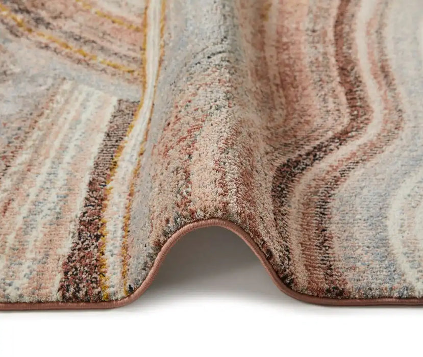 Concept Looms amara ama108 blush grey Grey, Pink Living Room  Rug.