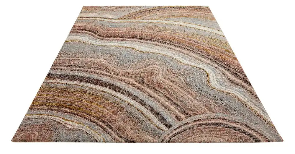Concept Looms amara ama108 blush grey Grey, Pink Living Room  Rug.