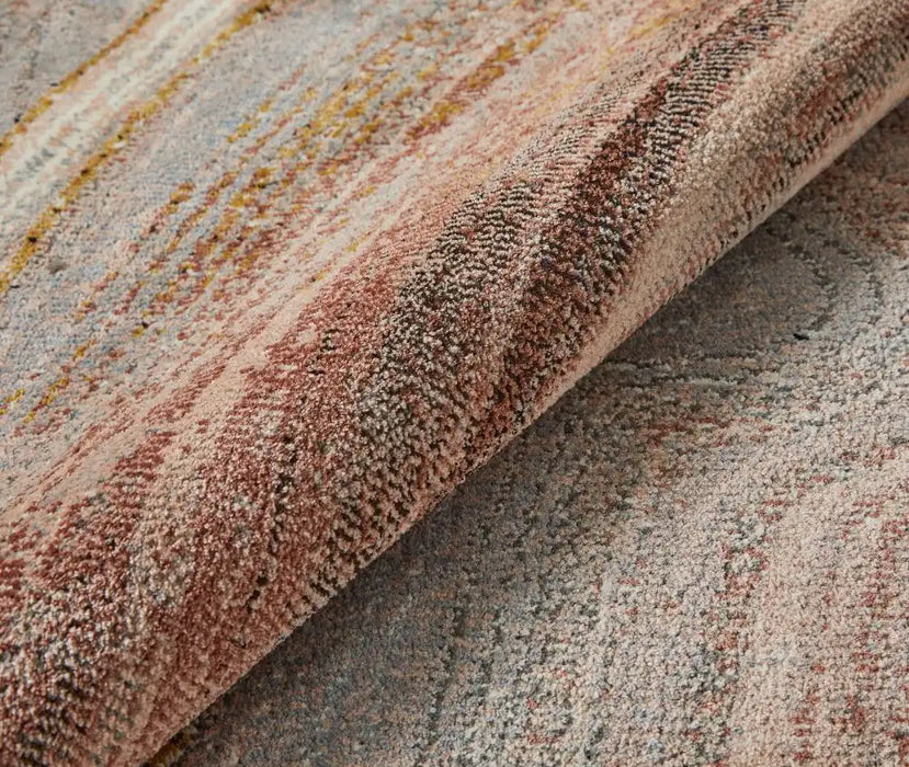 Concept Looms amara ama108 blush grey Grey, Pink Living Room  Rug.