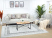 Surya feu ambre 2301 white Black, Ivory Living Room  Rug.