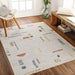 Surya lll amelia 2313 grey Grey Living Room Geometric Rug.