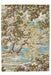 Sanderson sanderson ancient canopy fawn olive green 146701 Green Living Room Wool Rug.