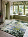 Sanderson sanderson ancient canopy forest green 146708 Green Living Room Wool Rug.