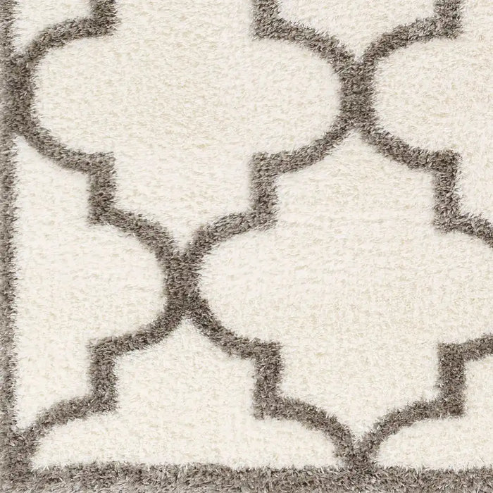 Surya marina arabella 2314 cream Grey, Cream Living Room Shaggy Rug.