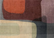 Wash + Dry decor arcadia Multicoloured, Red Living Room Washable Rug.