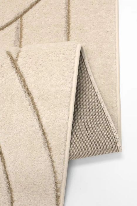 Homemaker sara arcs natural Beige Living Room Geometric Rug.