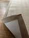 Sisal Rugs havana argent with a faux suede caramel Beige Living Room Geometric Rug.