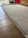 Sisal Rugs havana argent with a faux suede caramel Beige Living Room Geometric Rug.