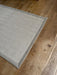 Sisal Rugs havana argent with a faux suede caramel Beige Living Room Geometric Rug.