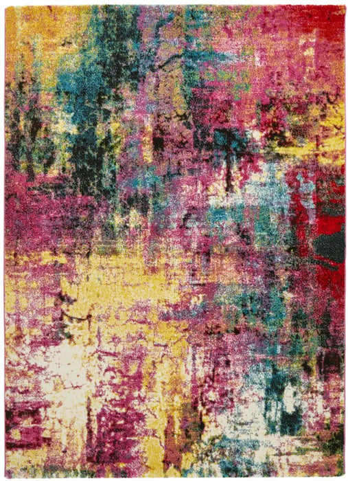 Concept Looms art collection art101 multicolour Multicoloured Living Room  Rug.