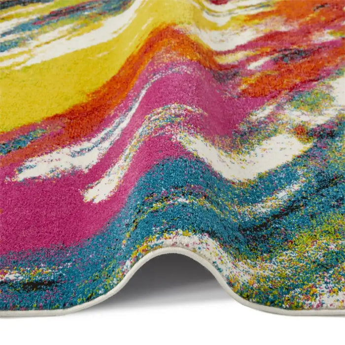 Concept Looms art collection art102 multicolour Multicoloured Living Room  Rug.