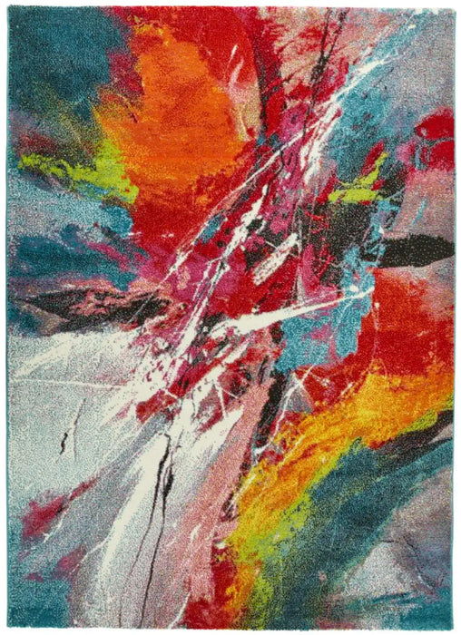 Concept Looms art collection art105 multicolour Multicoloured Living Room  Rug.