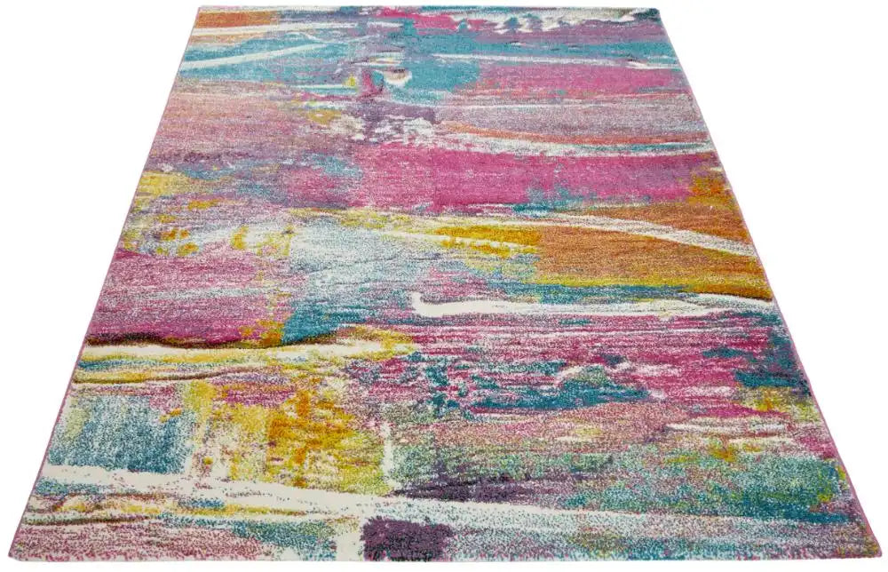 Concept Looms art collection art107 light multicolour Multicoloured Living Room  Rug.