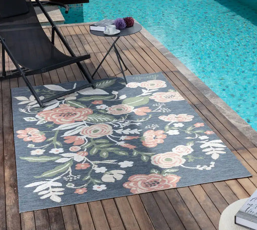 Surya bbd aurora 2314 blue Blue Living Room  Rug.