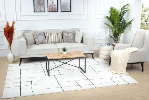Surya feu ava 2300 white Ivory Living Room  Rug.