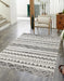 Likewise Matting toyko aztec Grey Living Room Geometric Rug.