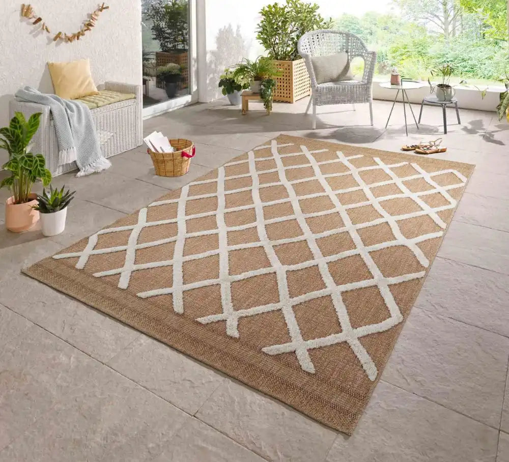Harper Outdoor Aztec Cream Rugs - Buy Aztec Cream Rugs Online from Rugs ...