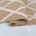 Serdim Rugs harper outdoor aztec cream Brown, Ivory, Cream Living Room Natural Fibre Rug.