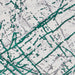 Think Rugs artemis b8403a green silver Green, Grey Living Room Geometric Rug.