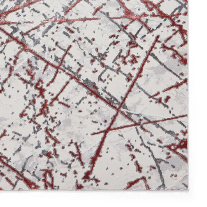 Think Rugs artemis b8403a pink silver Grey, Pink Living Room Geometric Rug.