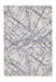 Think Rugs artemis b8403a silver Grey Living Room Geometric Rug.