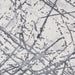 Think Rugs artemis b8403a silver Grey Living Room Geometric Rug.