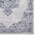 Think Rugs artemis b9076a blue silver Blue, Grey Living Room Geometric Rug.